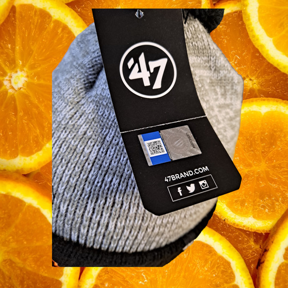 New 47 OSU Oklahoma State University Pom Pom Knit Hat‎ - Picture 6 of 6